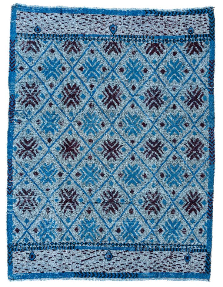 Detail image of 5' 11 x 8' 3 Hand Knotted Darya Wool Rug