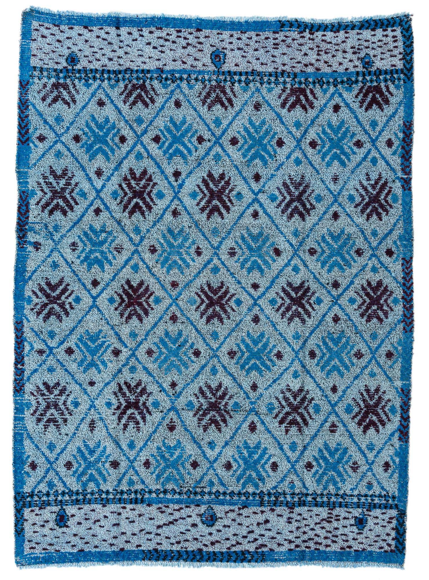 5' 11 x 8' 3 Hand Knotted Darya Wool Rug