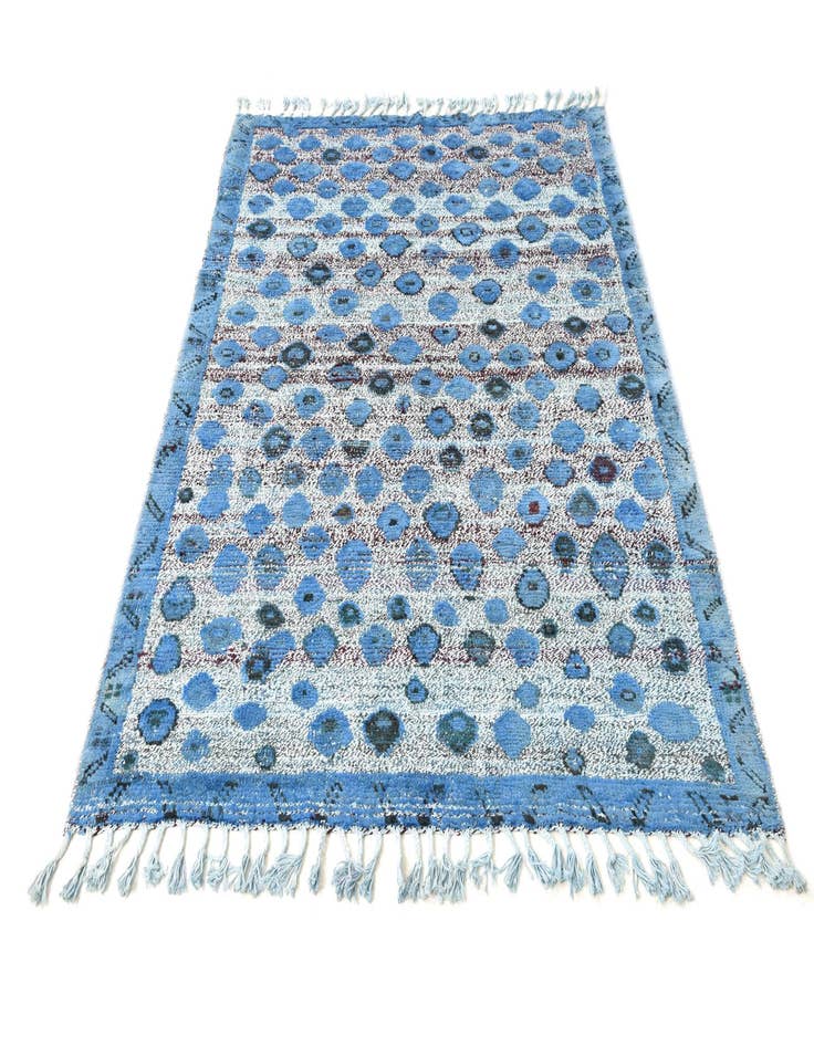 Detail image of 5' x 6' 7  Hand Knotted Darya Wool Rug