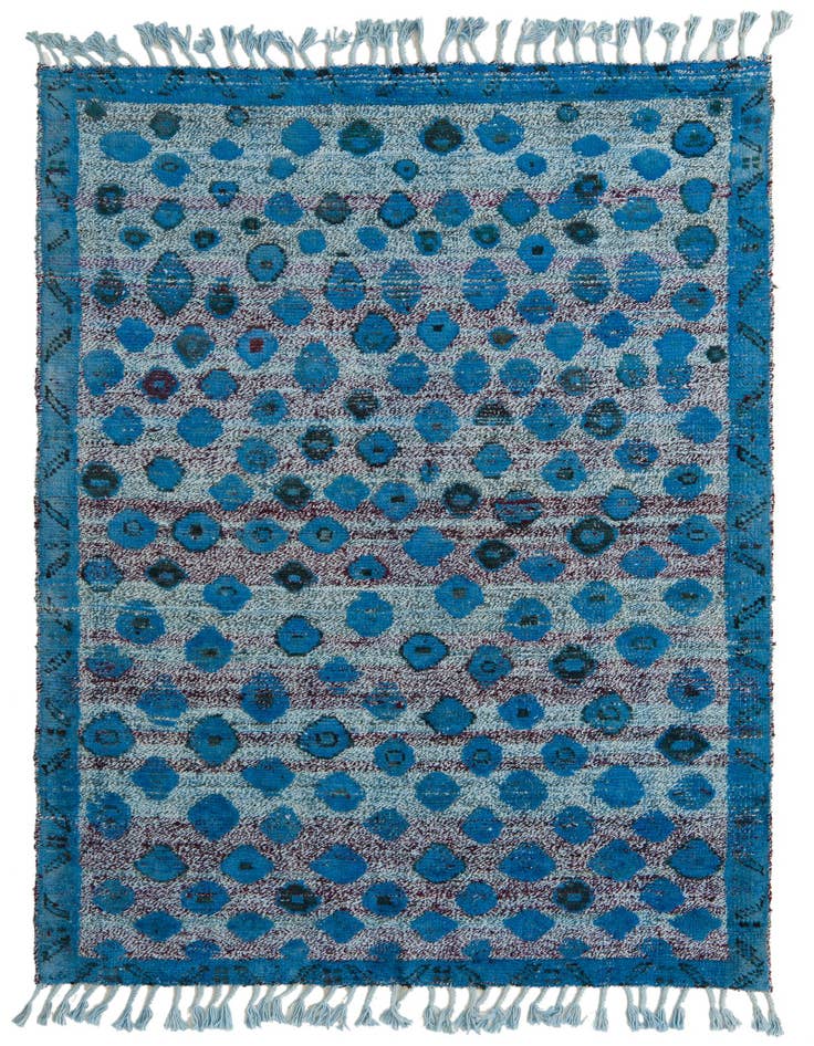 Detail image of 5' x 6' 7 Hand Knotted Darya Wool Rug
