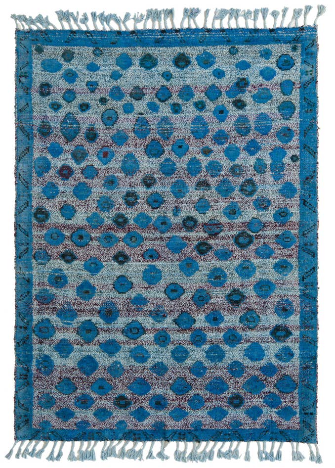 Detail image of 5' x 6' 7 Hand Knotted Darya Wool Rug