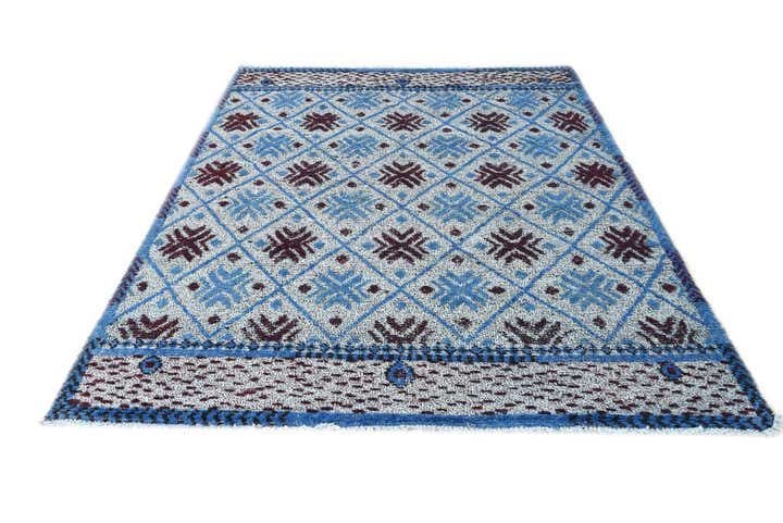 5' 10 x 8' 3 Hand Knotted Darya Wool Rug