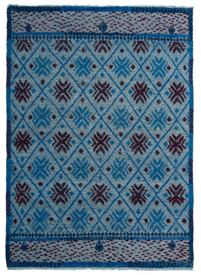 Detail image of 5' 10 x 8' 3 Hand Knotted Darya Wool Rug