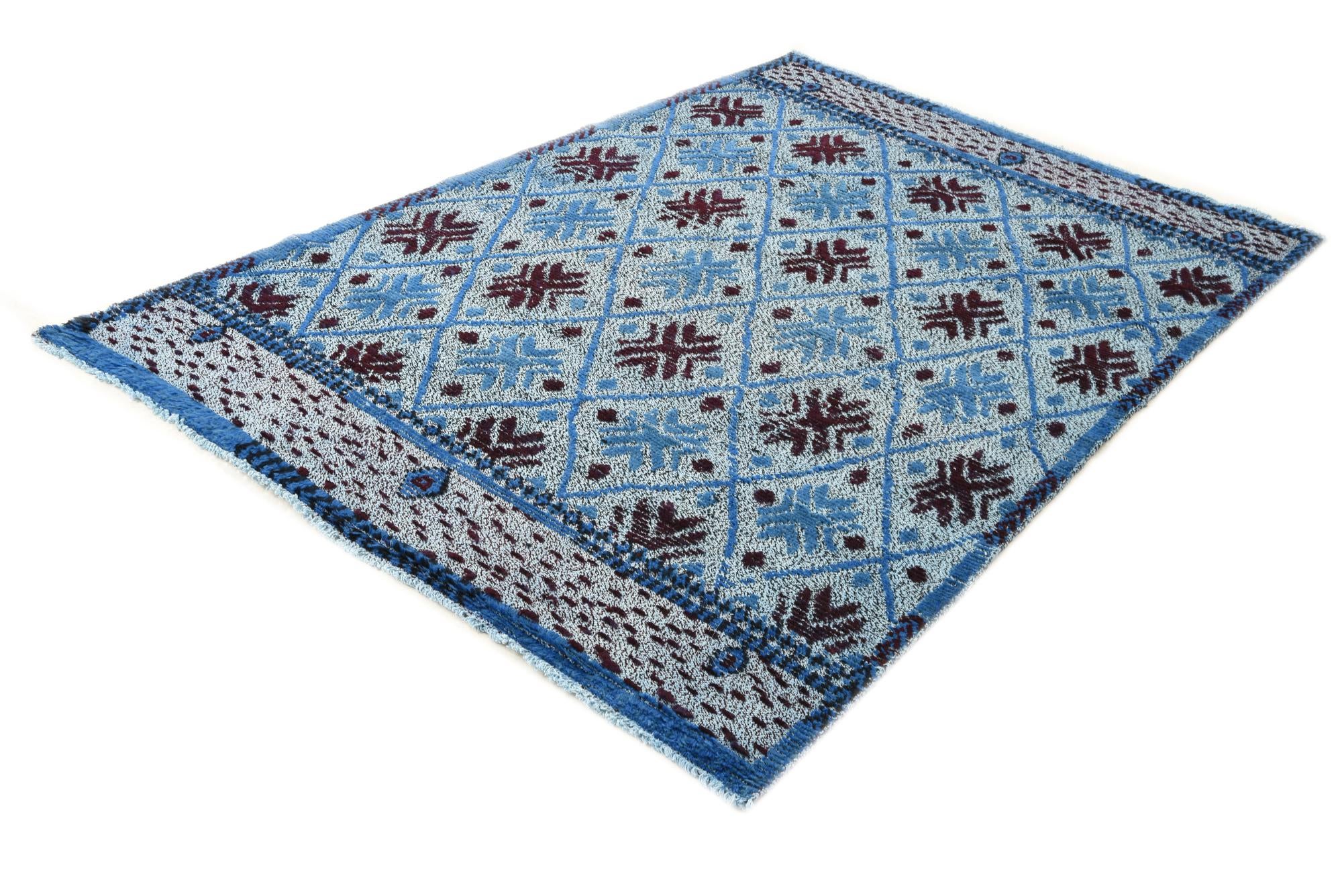 5' 5 x 8' 3 Hand Knotted Darya Wool Rug