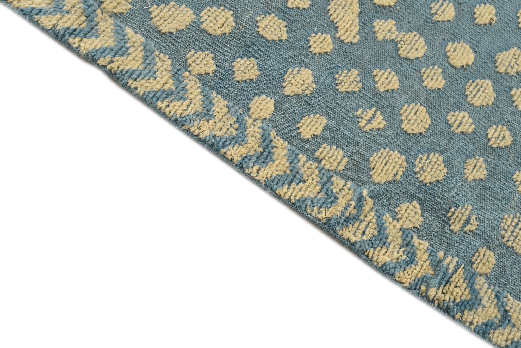 4' 3 x 6' 1 Hand Knotted Darya Wool Rug