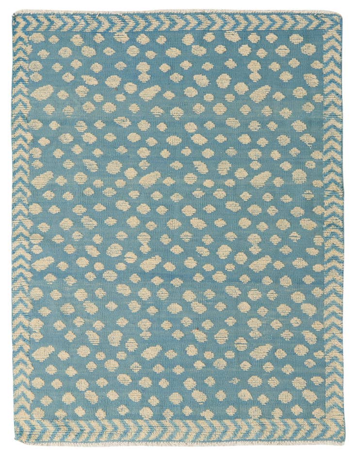 Detail image of 4' 3 x 6' 1 Hand Knotted Darya Wool Rug