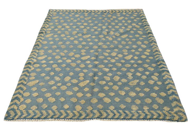 Detail image of 4' 4 x 6' 3 Hand Knotted Darya Wool Rug