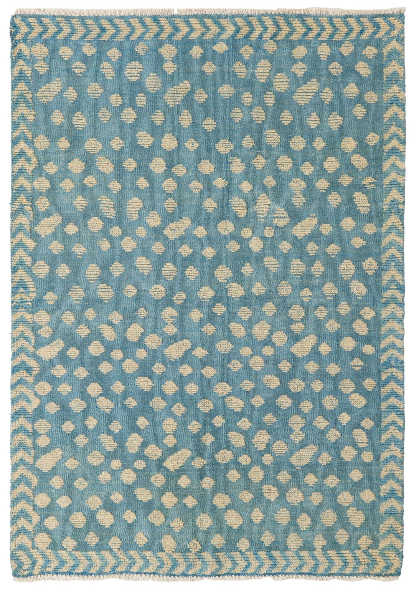 4' 4 x 6' 3 Hand Knotted Darya Wool Rug