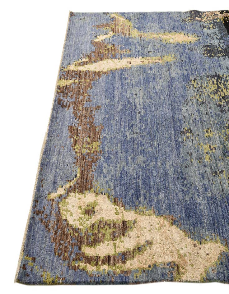 Detail image of 6' 5 x 9' 9  Hand Knotted Darya Rug