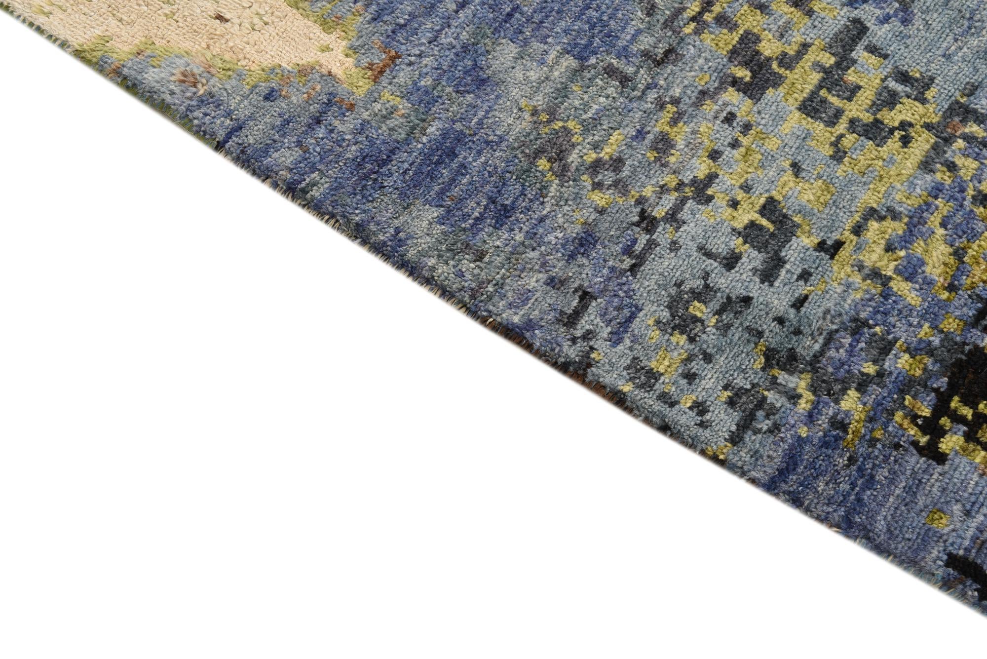 6' 5 x 9' 9 Hand Knotted Darya Rug