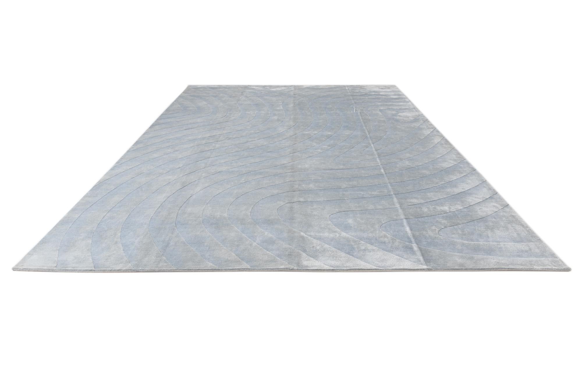 9' 10 x 13' 1 Hand Knotted Darya Wool Rug