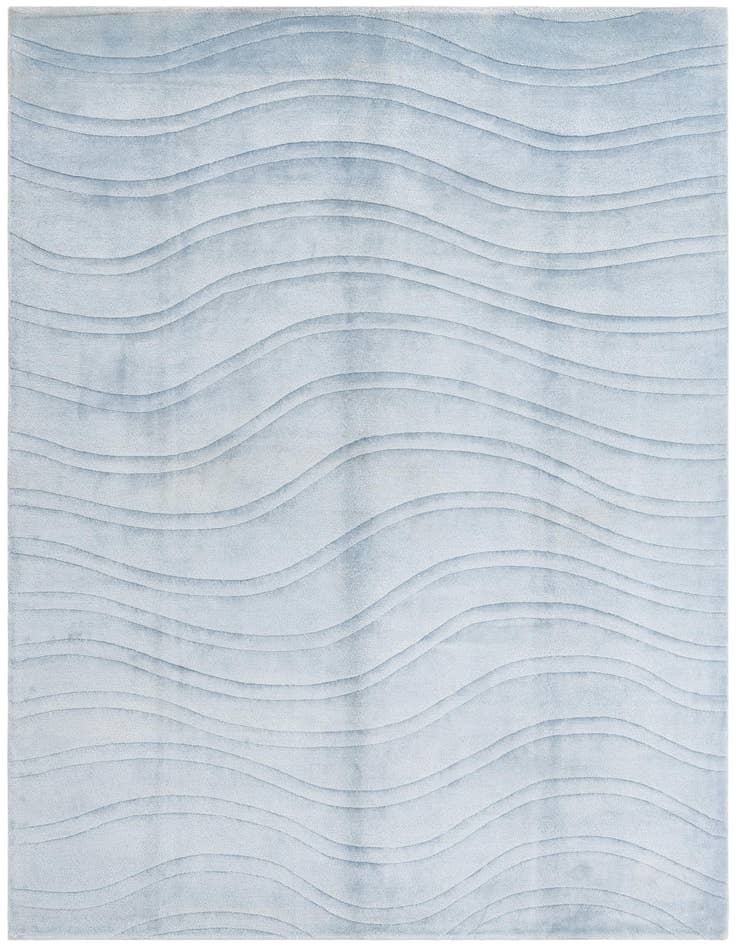 Detail image of 6' 7 x 9' 9 Hand Knotted Darya Wool Rug