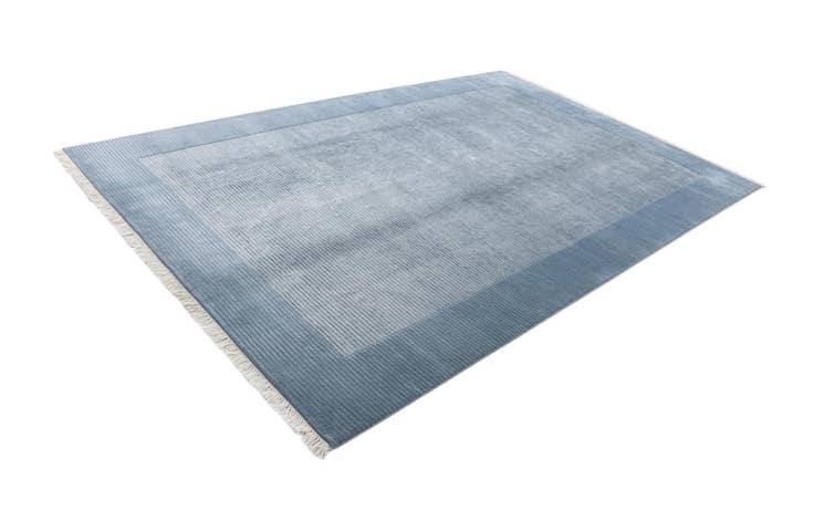 Detail image of 6' 8 x 10' Hand Knotted Darya Wool Rug