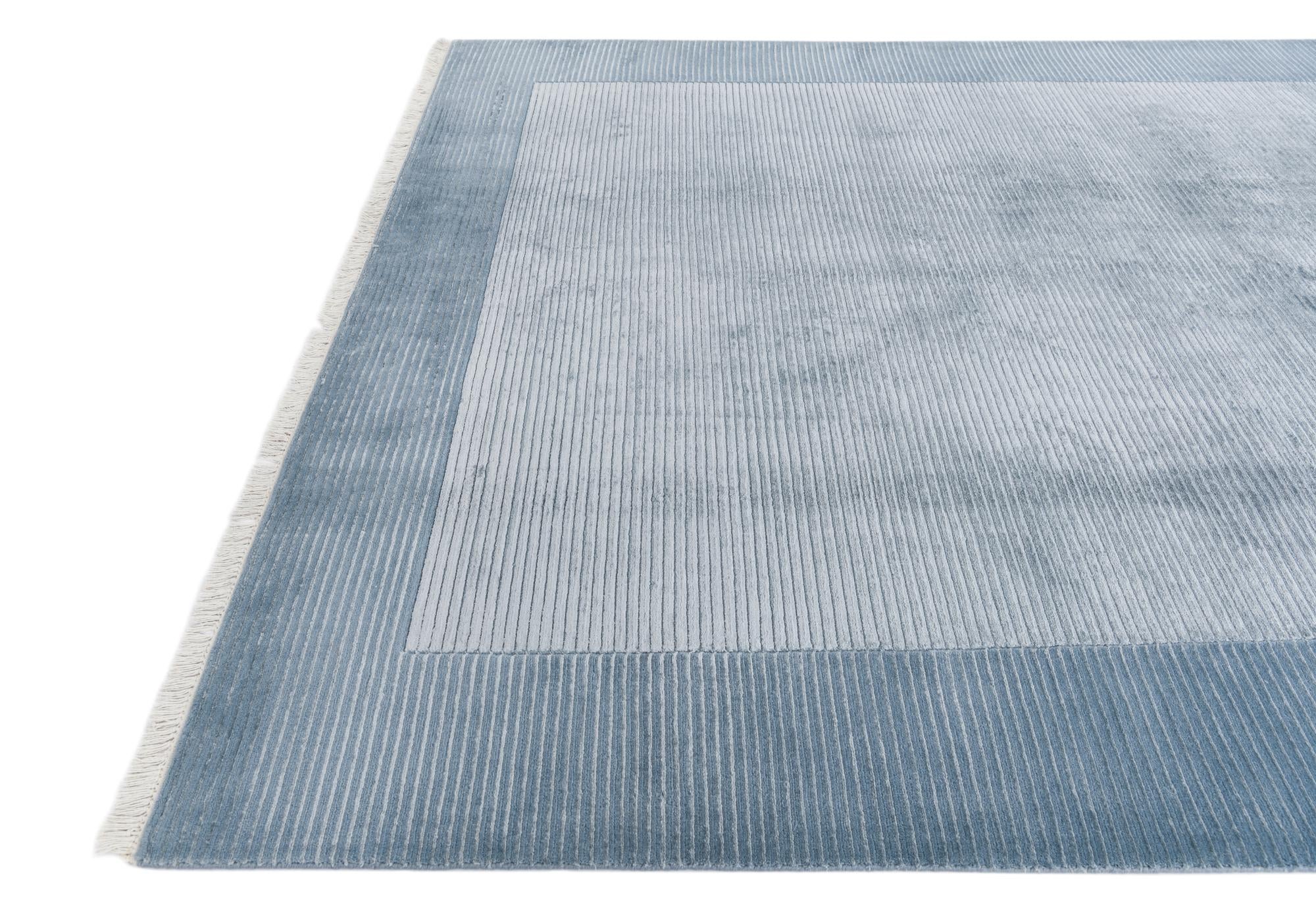 6' 8 x 10' Hand Knotted Darya Wool Rug