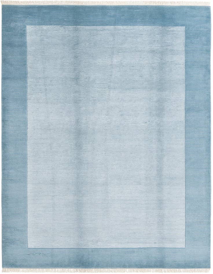Detail image of 6' 8 x 10' Hand Knotted Darya Wool Rug