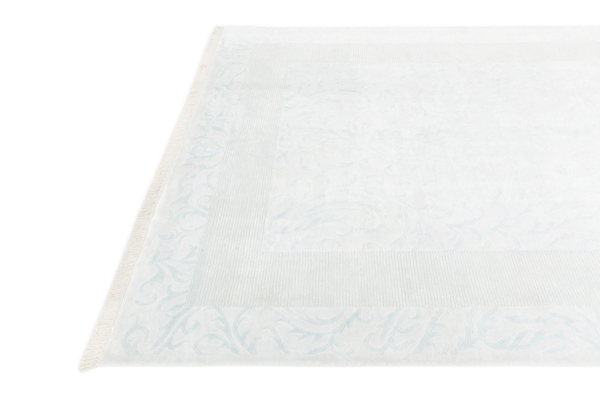 6' 9 x 9' 5 Hand Knotted Darya Wool Rug