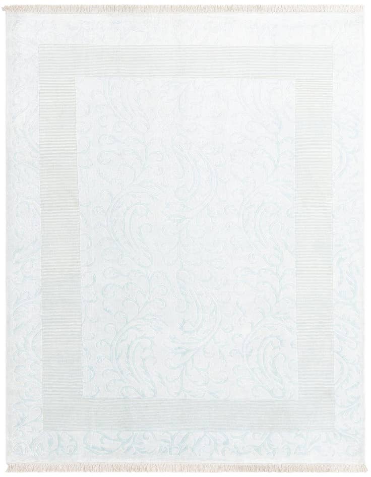 Detail image of 6' 9 x 9' 5 Hand Knotted Darya Wool Rug