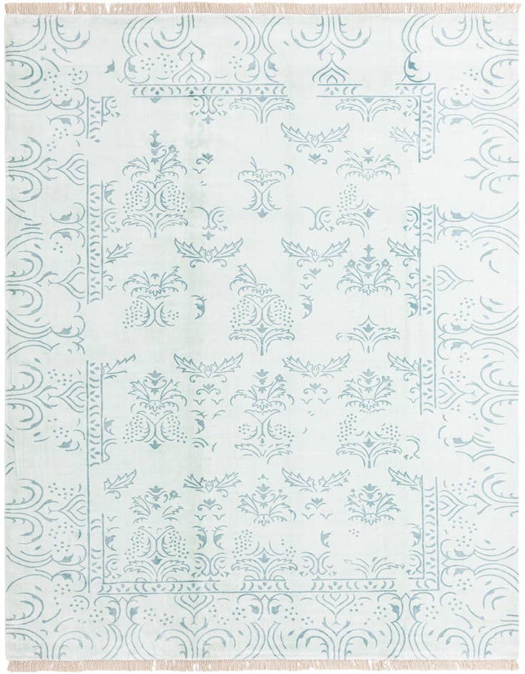 Detail image of 6' 7 x 9' 11 Hand Knotted Darya Wool Rug