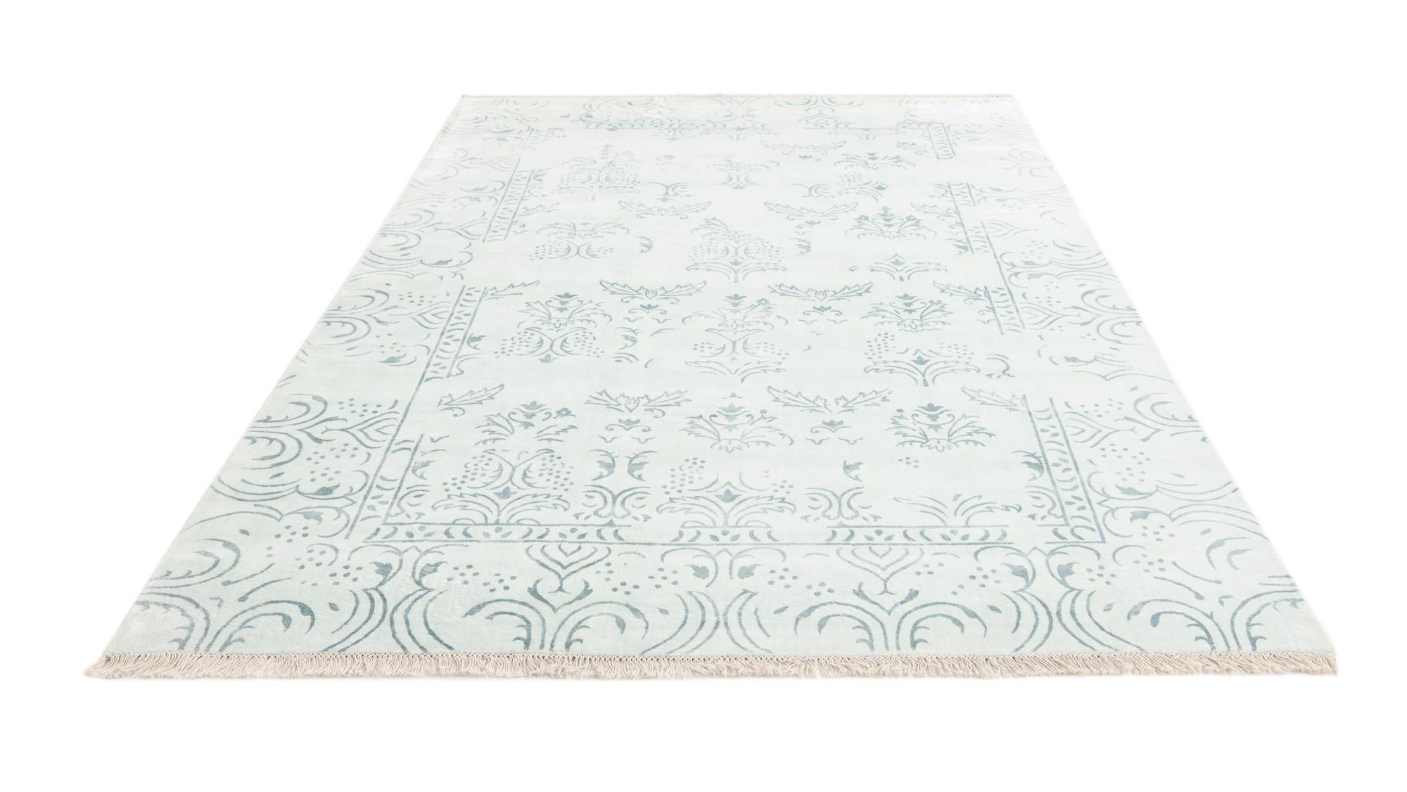 6' 7 x 9' 10 Hand Knotted Darya Wool Rug