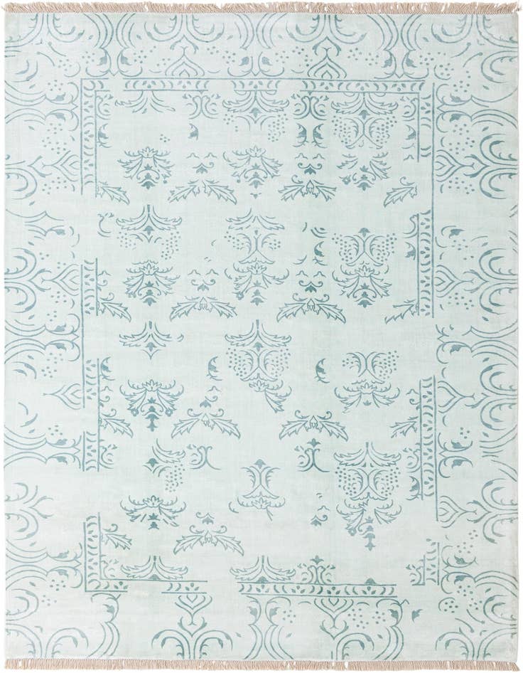 Detail image of 6' 7 x 9' 10 Hand Knotted Darya Wool Rug