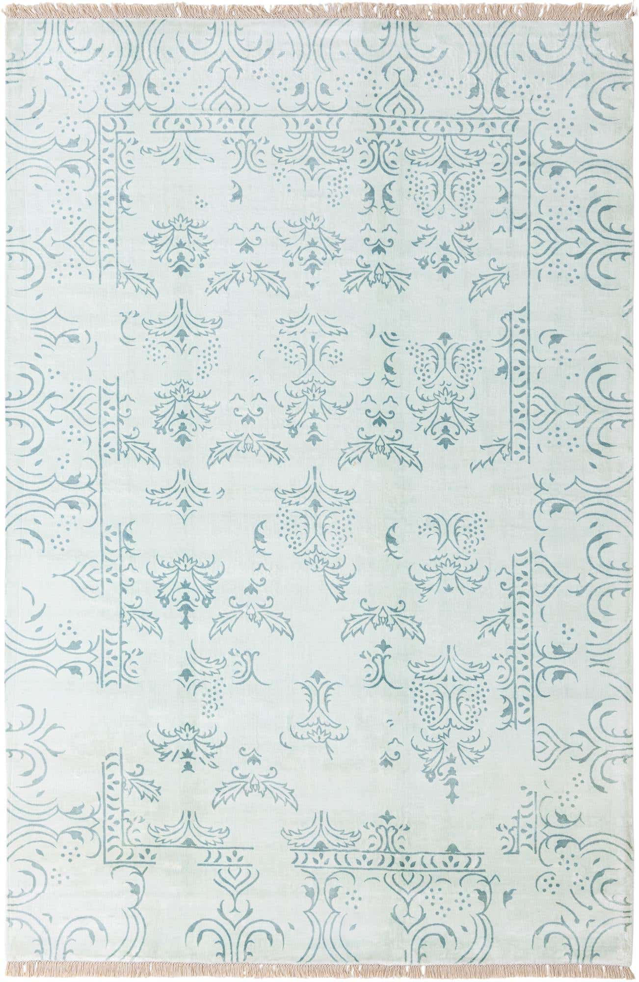6' 7 x 9' 10 Hand Knotted Darya Wool Rug