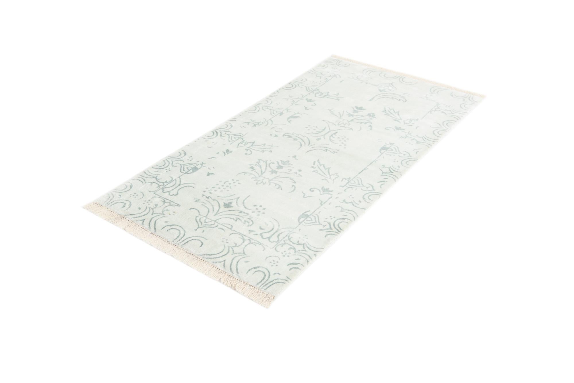 2' 7 x 4' 8 Hand Knotted Darya Wool Rug