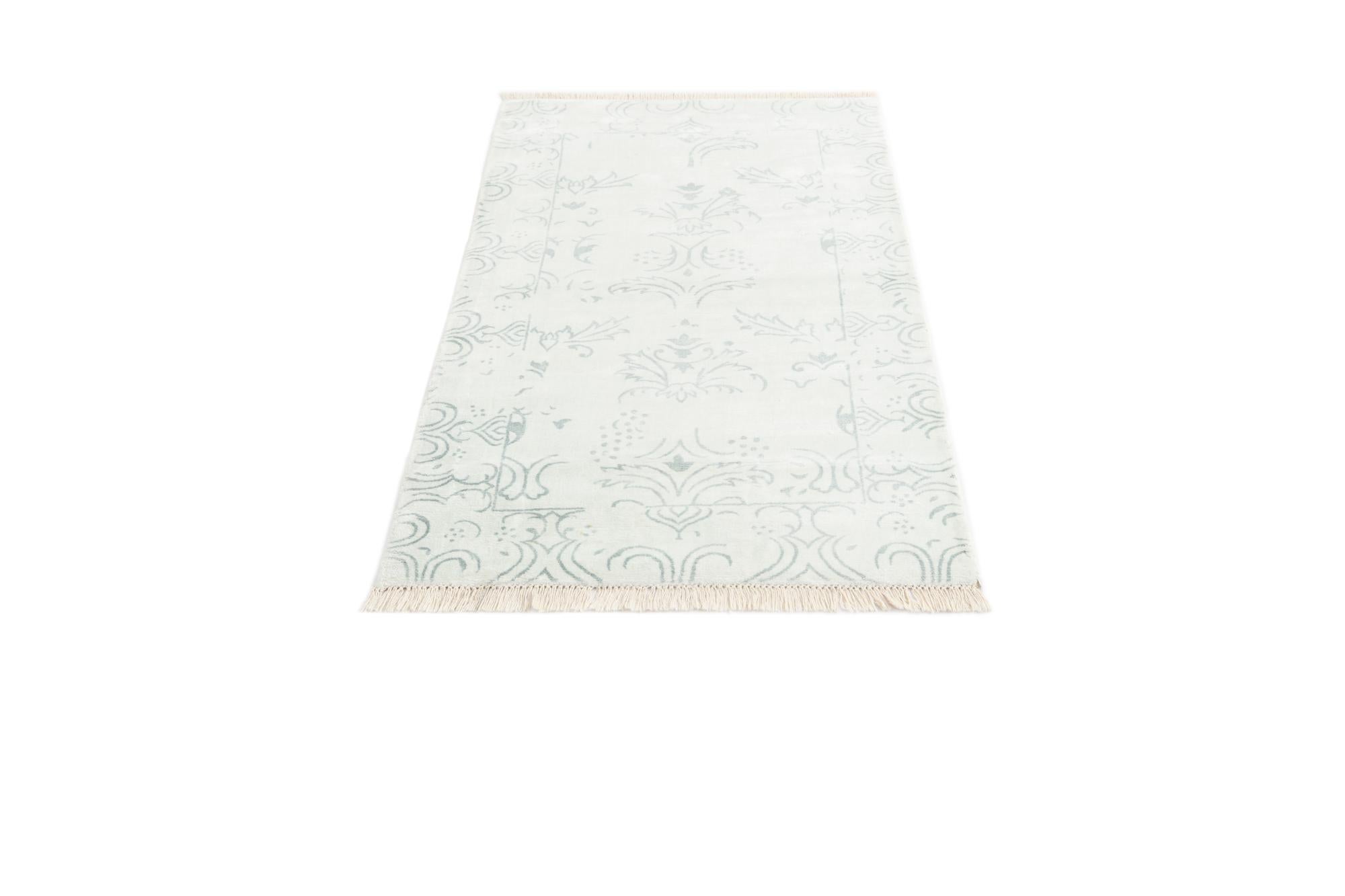 2' 7 x 4' 8 Hand Knotted Darya Wool Rug