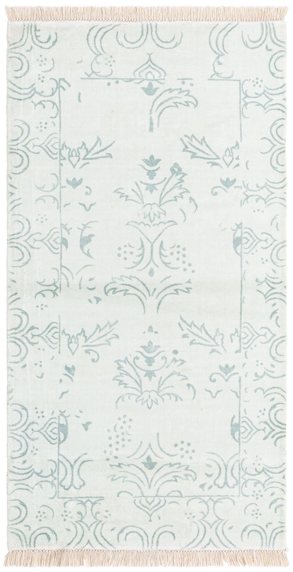 2' 7 x 4' 8 Hand Knotted Darya Wool Rug