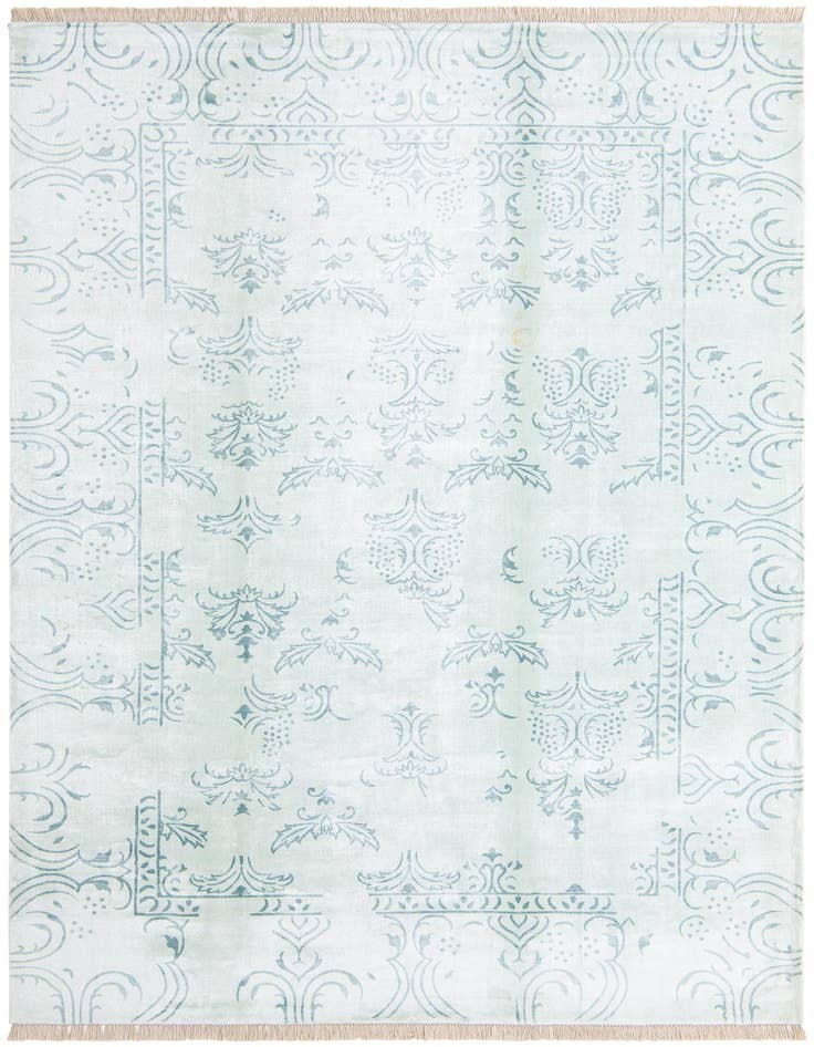 Detail image of 6' 7 x 9' 10 Hand Knotted Darya Wool Rug