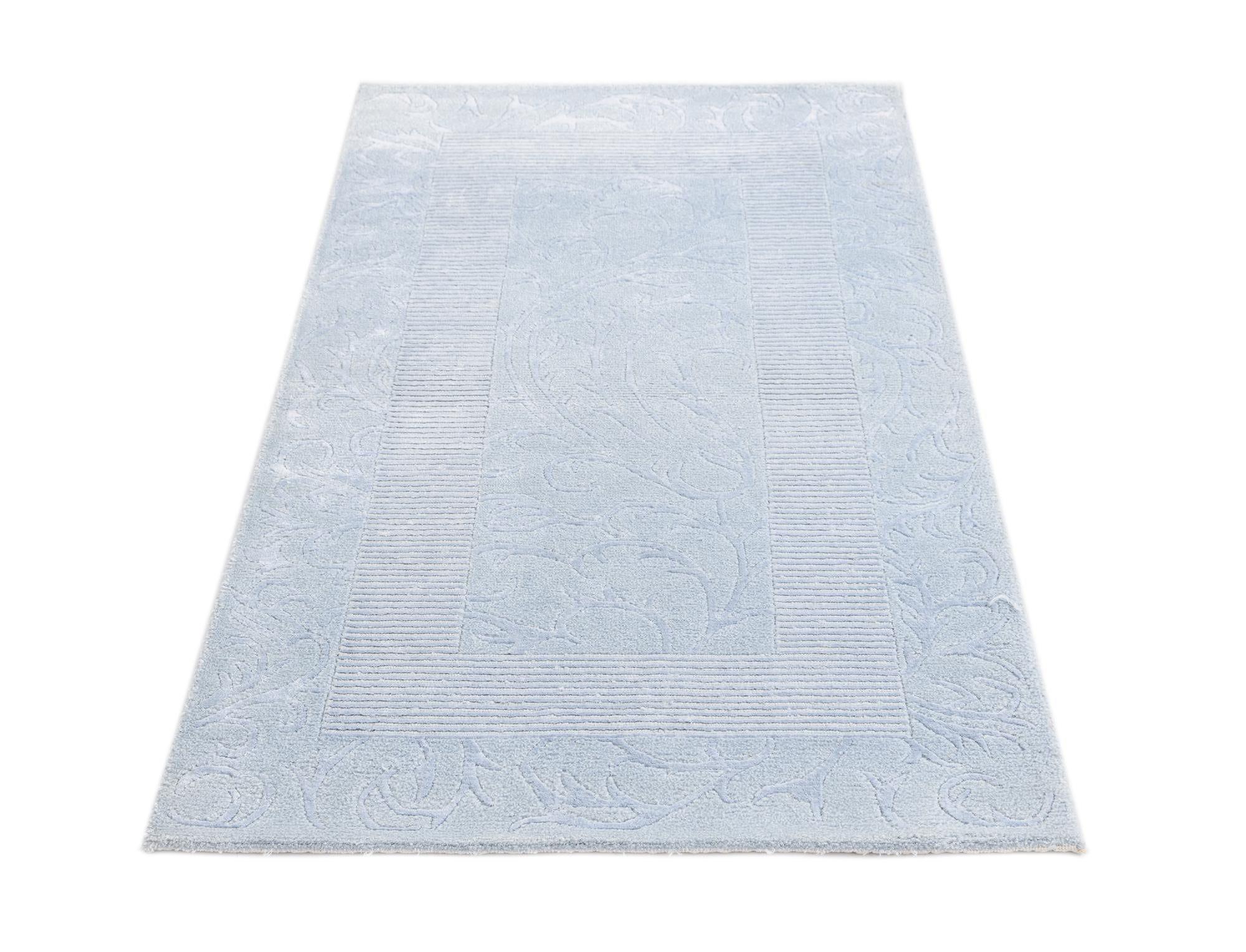 2' 7 x 4' 11 Hand Knotted Darya Wool Rug