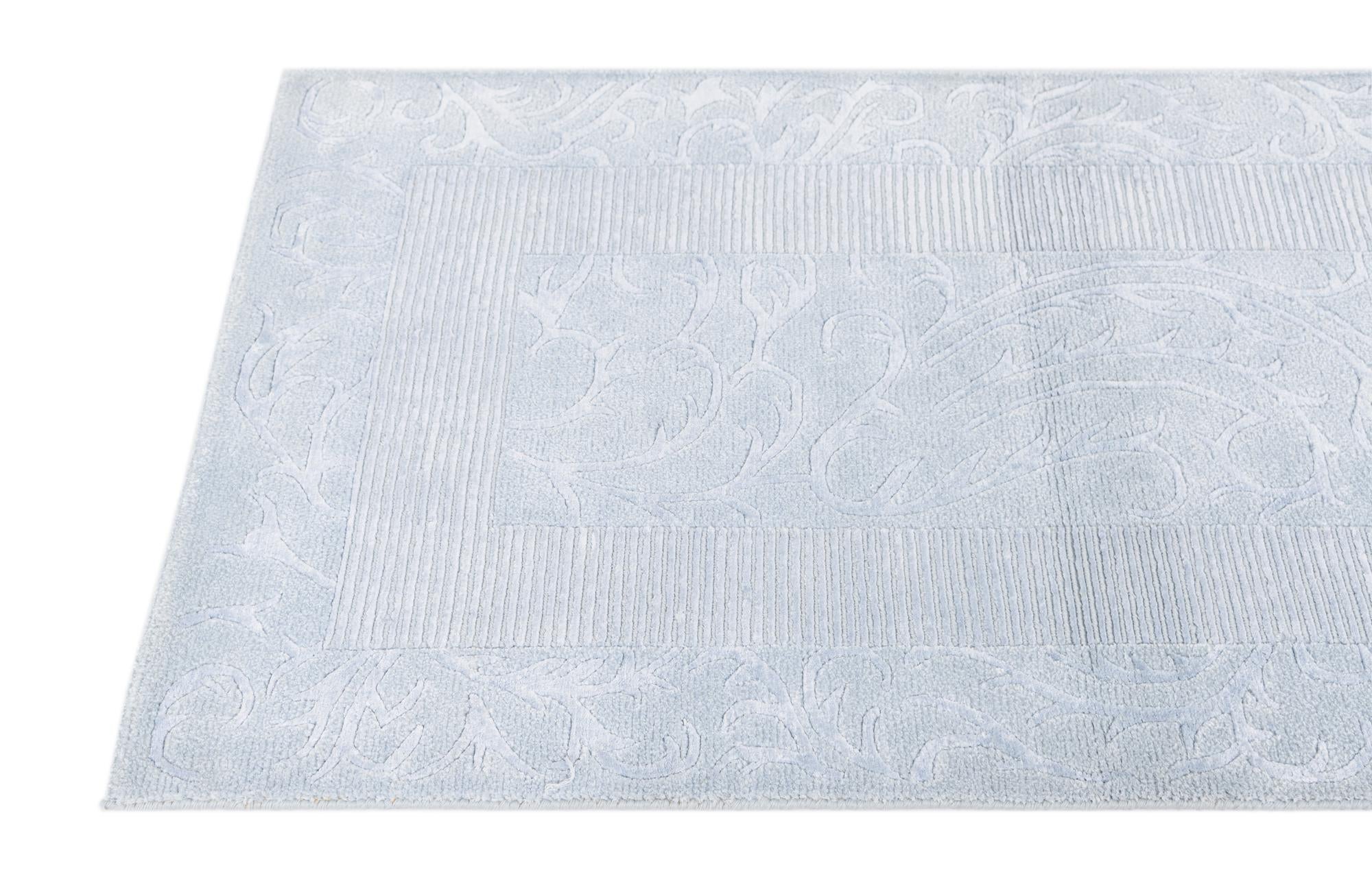2' 7 x 4' 11 Hand Knotted Darya Wool Rug