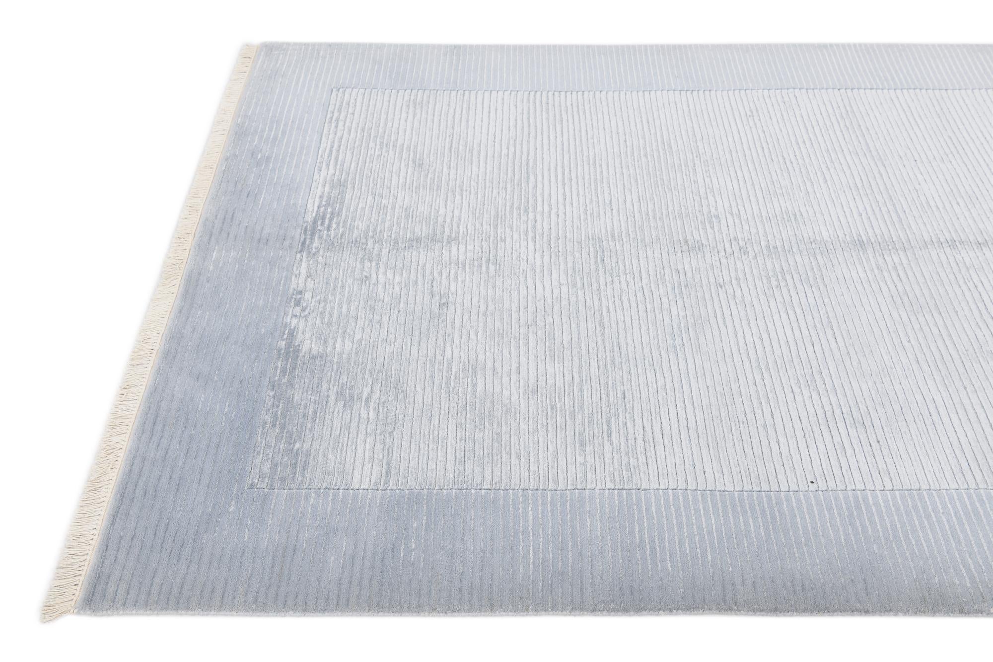 5' 1 x 6' 11 Hand Knotted Darya Wool Rug