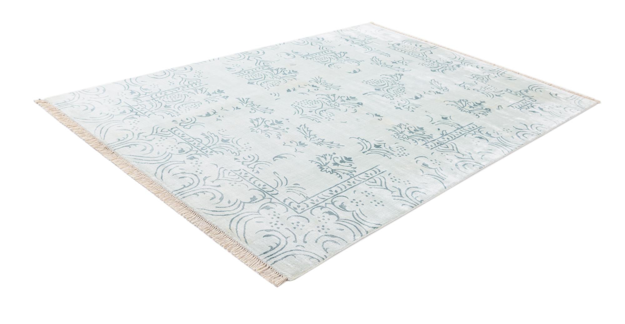 5' 3 x 7' 10 Hand Knotted Darya Wool Rug