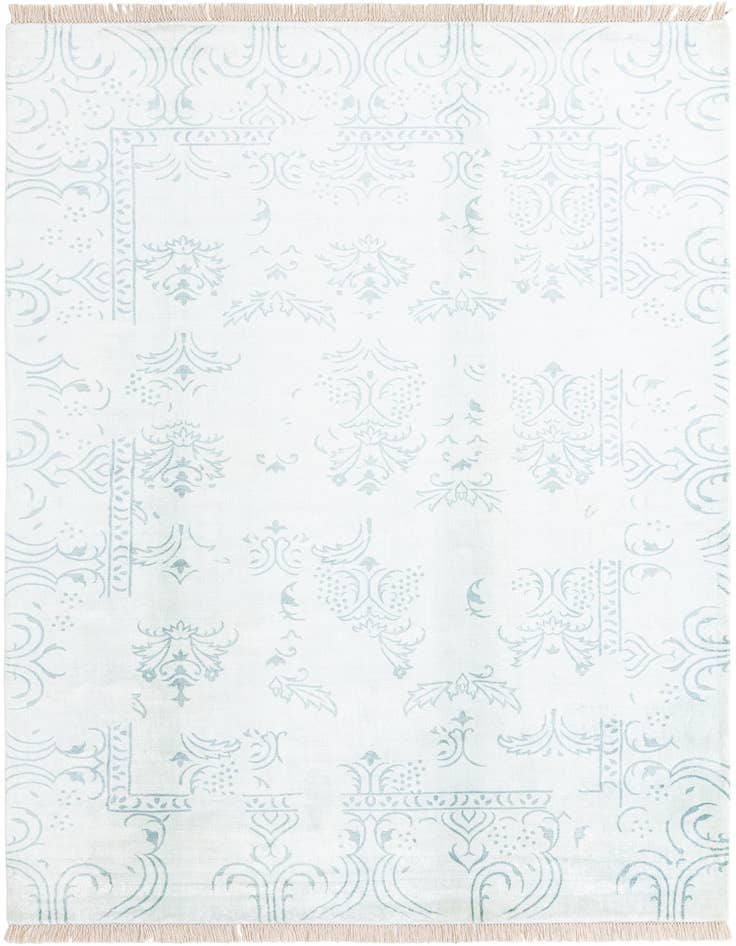 Detail image of 5' 3 x 7' 10 Hand Knotted Darya Wool Rug