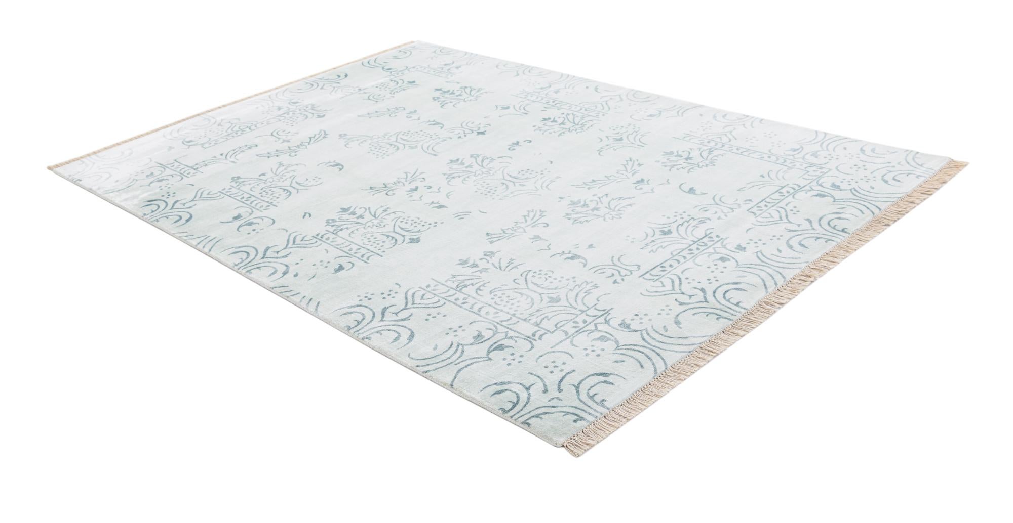 5' 7 x 7' 10 Hand Knotted Darya Wool Rug