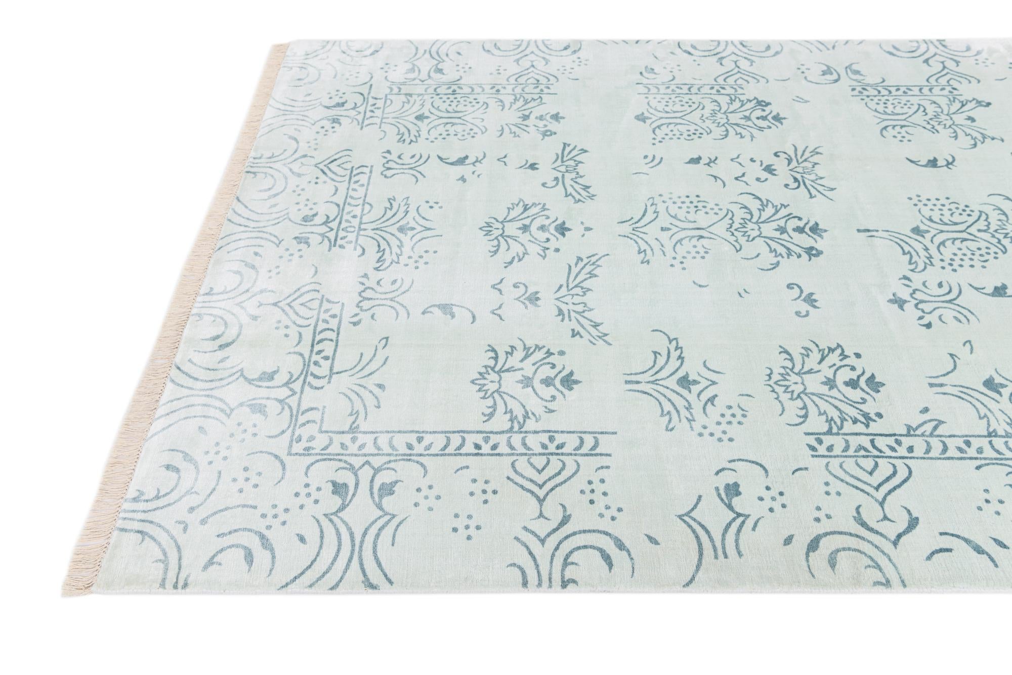 5' 7 x 7' 10 Hand Knotted Darya Wool Rug