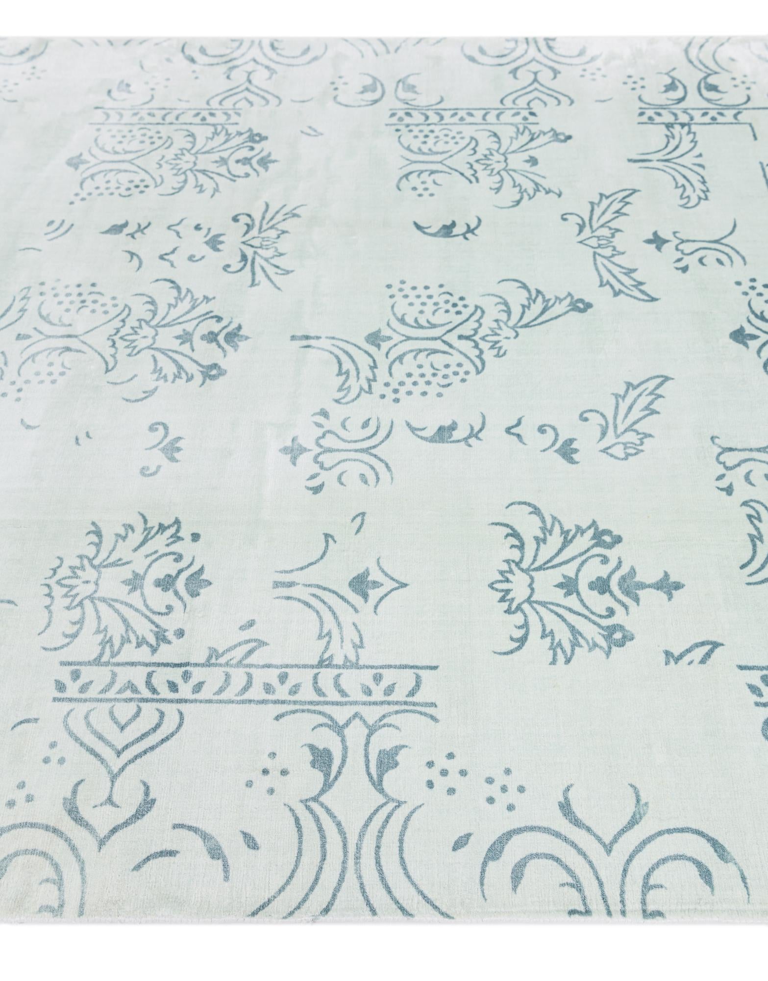 5' 7 x 7' 10 Hand Knotted Darya Wool Rug