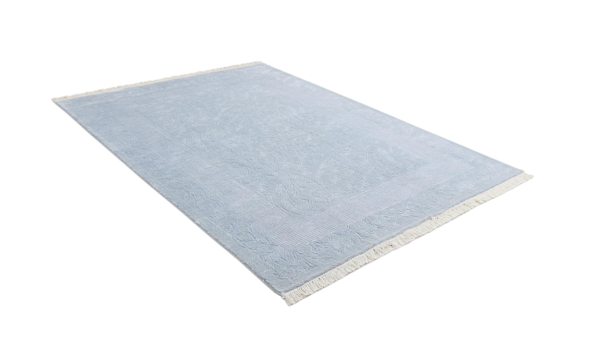 5' 7 x 7' 10 Hand Knotted Darya Wool Rug