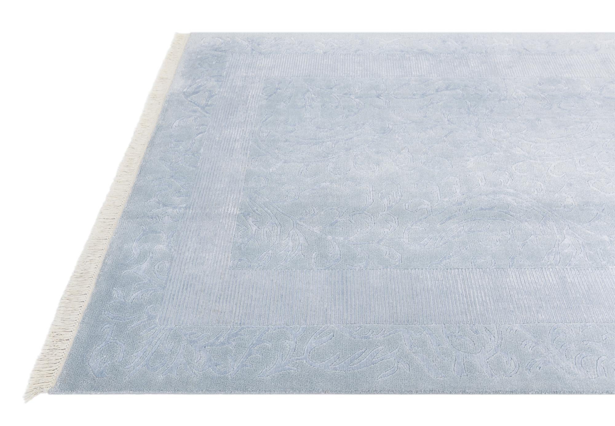 5' 7 x 7' 10 Hand Knotted Darya Wool Rug