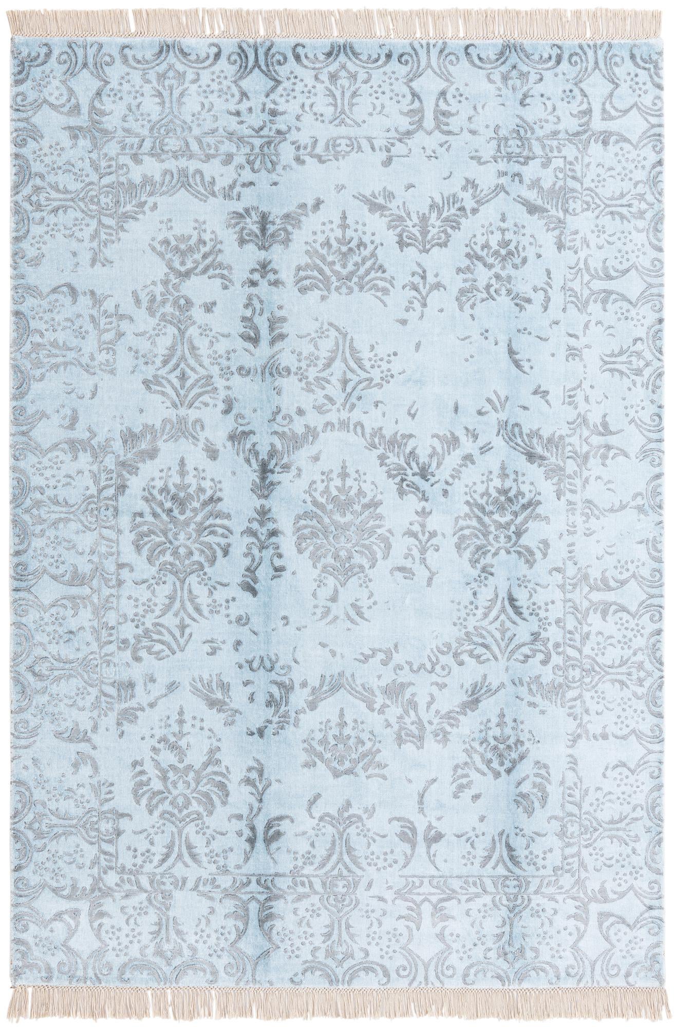 5' 5 x 7' 10 Hand Knotted Darya Wool Rug