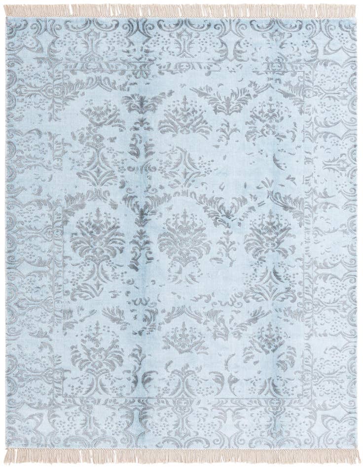 Detail image of 5' 5 x 7' 10 Hand Knotted Darya Wool Rug