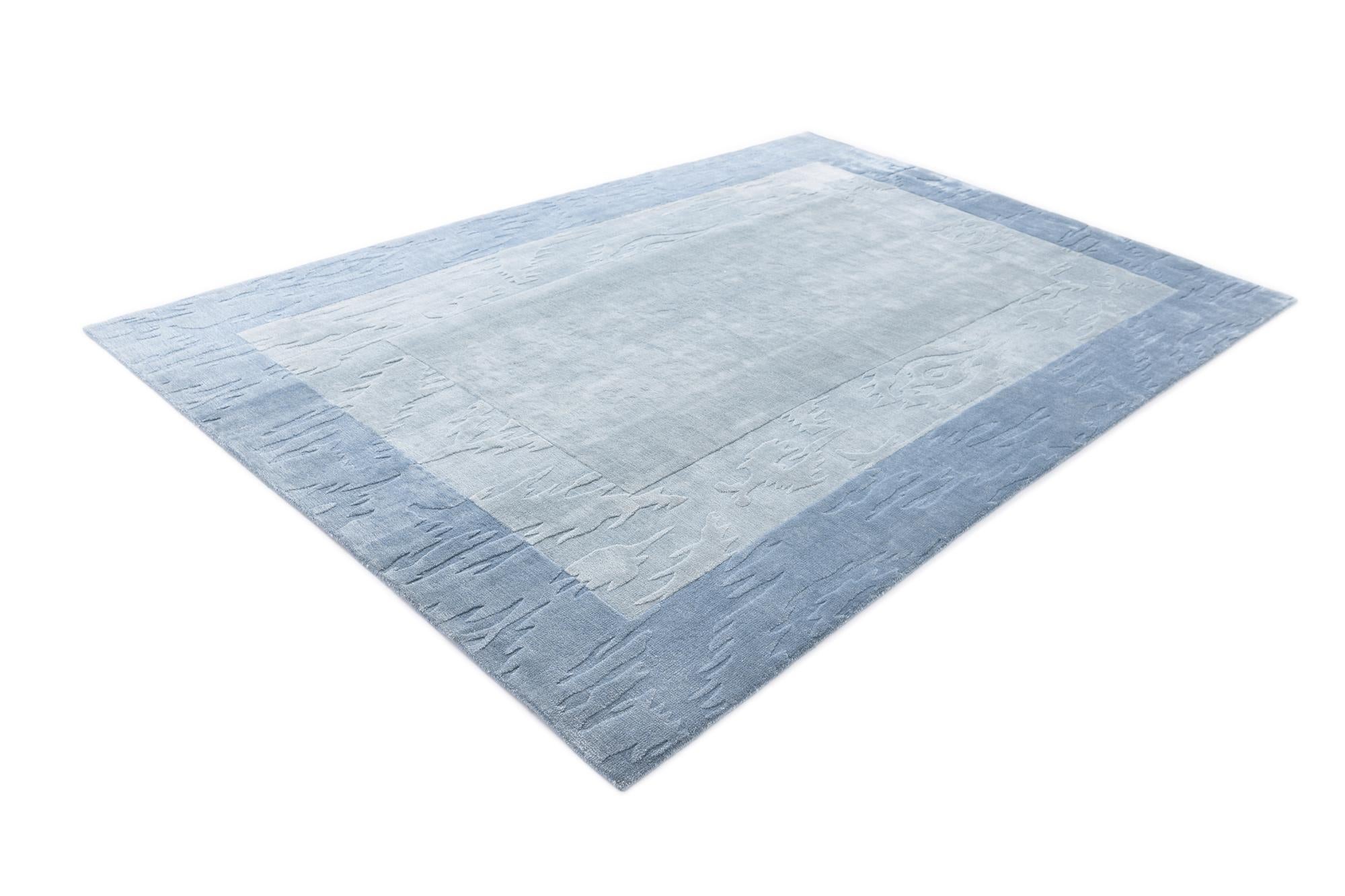 6' 7 x 9' 7 Hand Knotted Darya Wool Rug