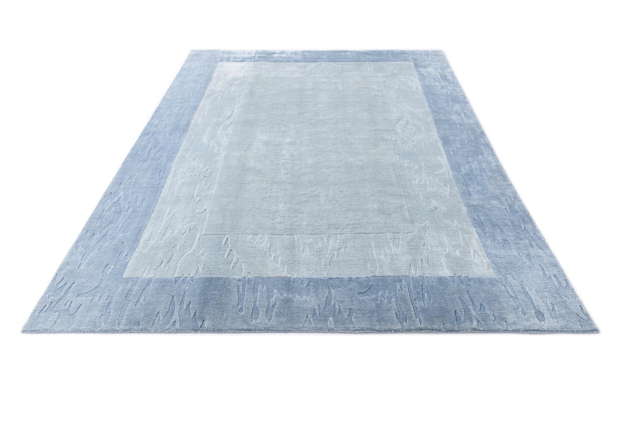 6' 7 x 9' 7 Hand Knotted Darya Wool Rug