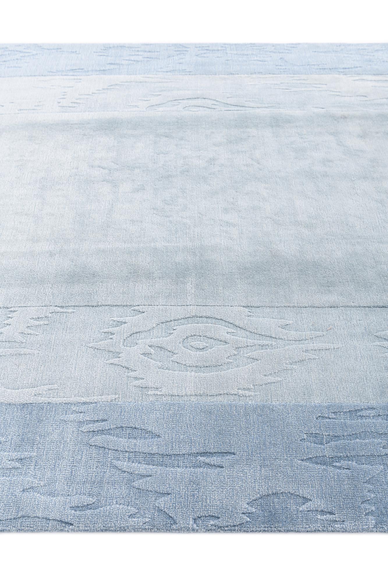 6' 7 x 9' 7 Hand Knotted Darya Wool Rug