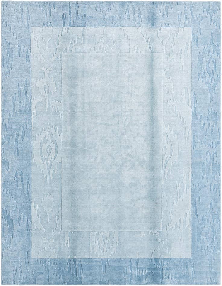 Detail image of 6' 7 x 9' 7 Hand Knotted Darya Wool Rug