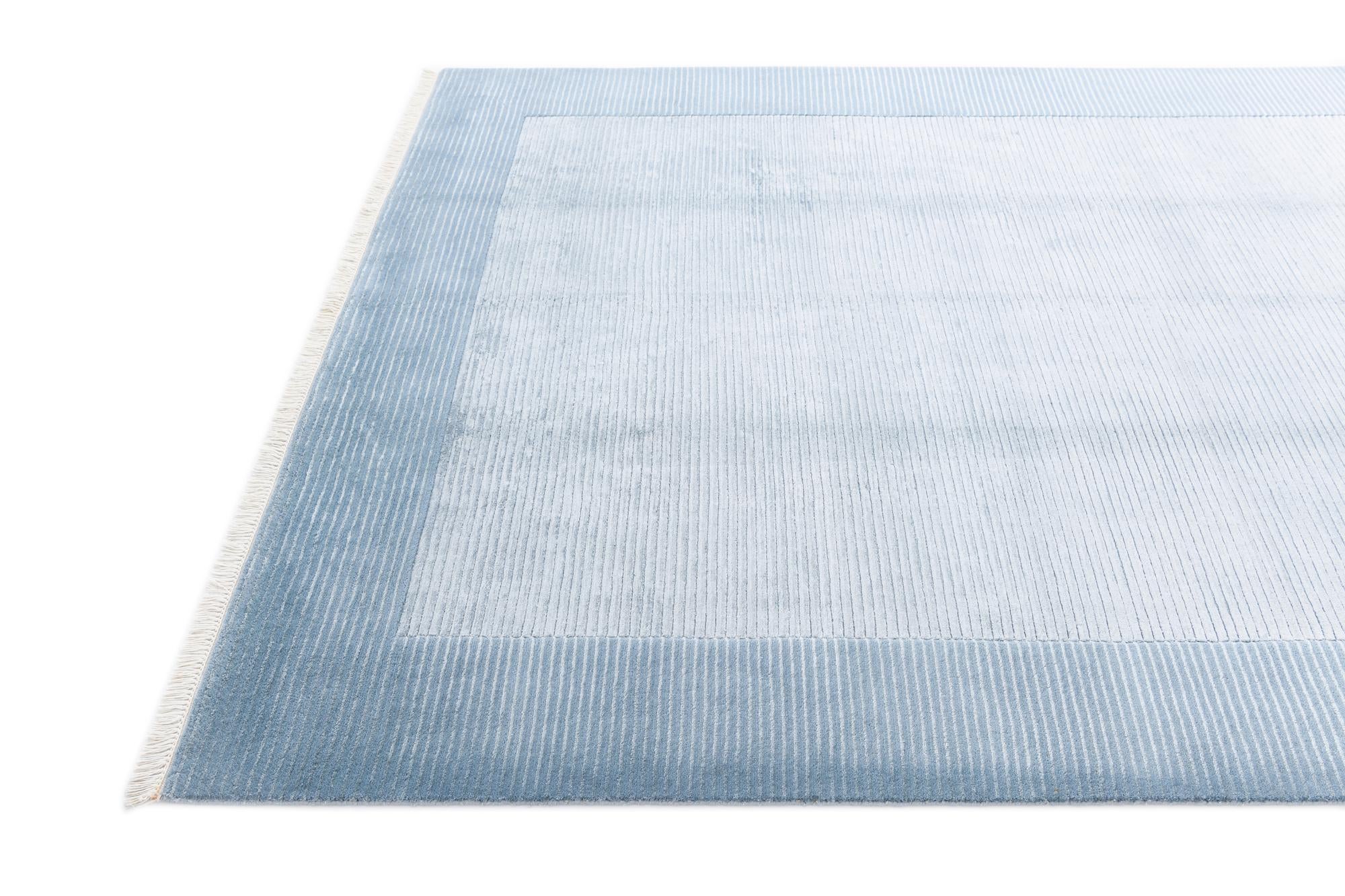 6' 7 x 9' 9 Hand Knotted Darya Wool Rug