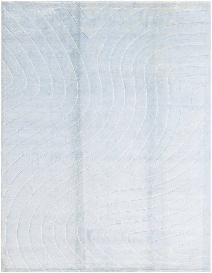 Detail image of 6' 9 x 9' 9 Hand Knotted Darya Wool Rug