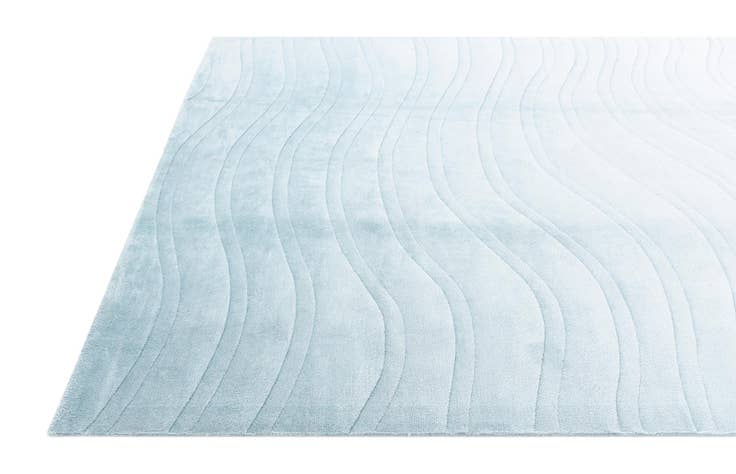 Detail image of 6' 9 x 9' 10 Hand Knotted Darya Wool Rug