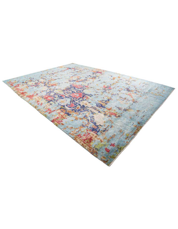 10' 1 x 14' Hand Knotted Darya Wool Rug