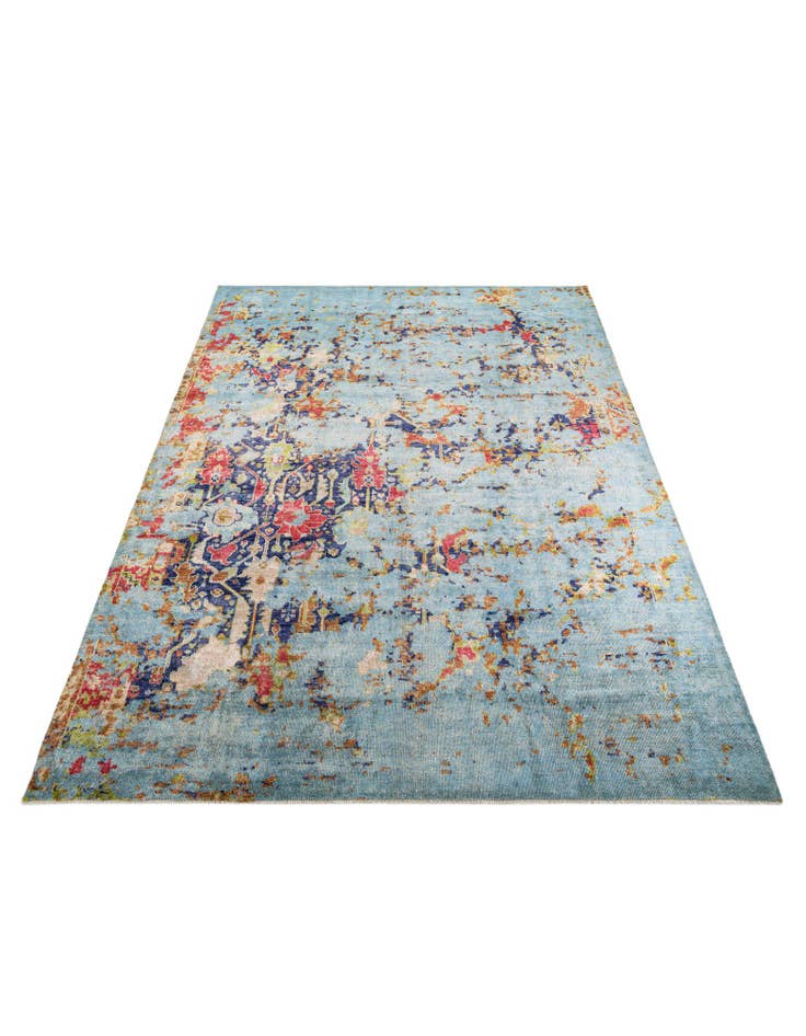 Detail image of 10' 1 x 14' Hand Knotted Darya Wool Rug